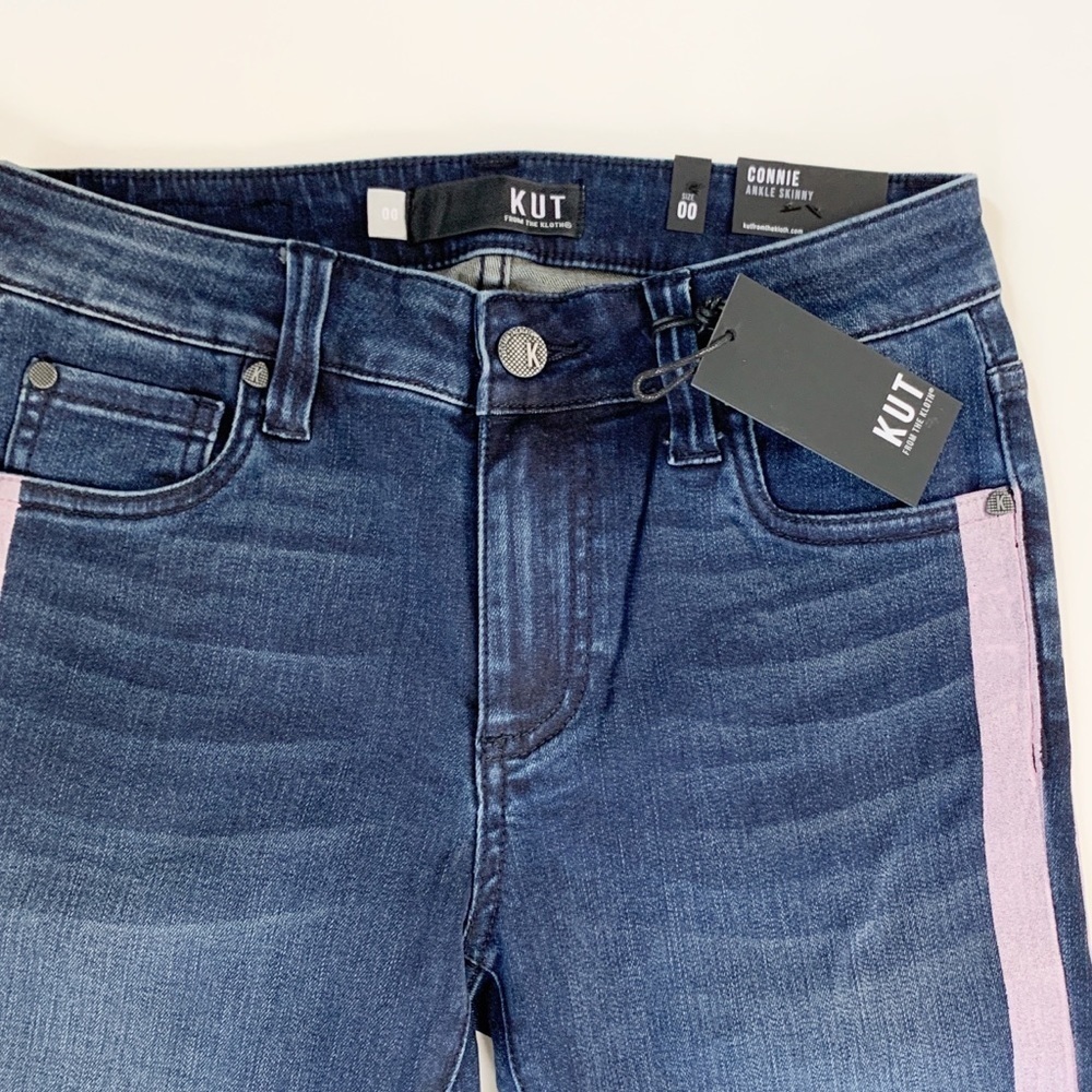 KUT FROM THE KLOTH CIGARETTE STRIPED SKINNY JEANS - Picture 12 of 15